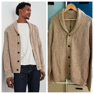 Rail’s new with tags Shawl Collar Cardigan brown speckled XXL